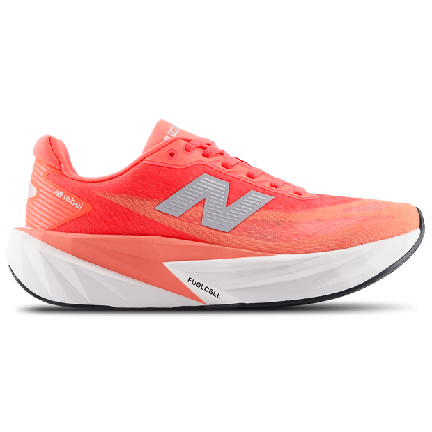 New Balance Women's FuelCell Rebel v5 Running Shoes - Red/White/Grey - WFCXL5A