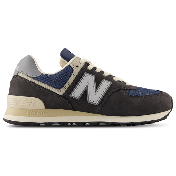 New Balance Unisex 574 Sneakers - Black/Grey - U574SGG