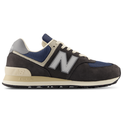 Women Shoes - New Balance 574 - Black Cement-Slate Grey