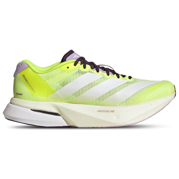 Adidas Adizero Boston 13 Sneakers Dames - Geel - Maat 36 - Mesh/Synthetisch