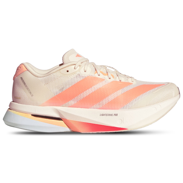Adidas Men's Adizero Boston 13 W Sneaker Off White/Beam Orange/Acid Orange - JP9249