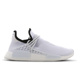 Women Shoes - adidas NMD Hu x Pharrell Williams - Core White-Core White-Core Black