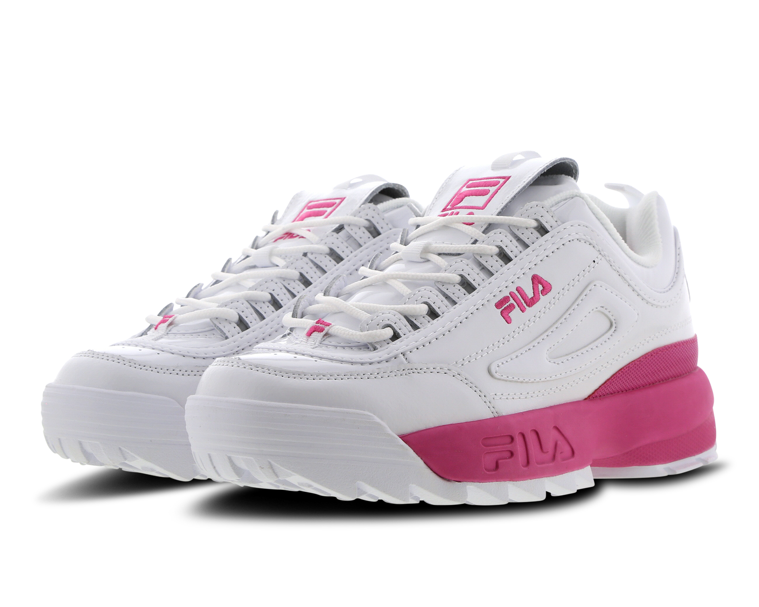 fila disruptor pink and white