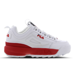 White-Red- C-FILA DISRUPTOR II WHT/RED