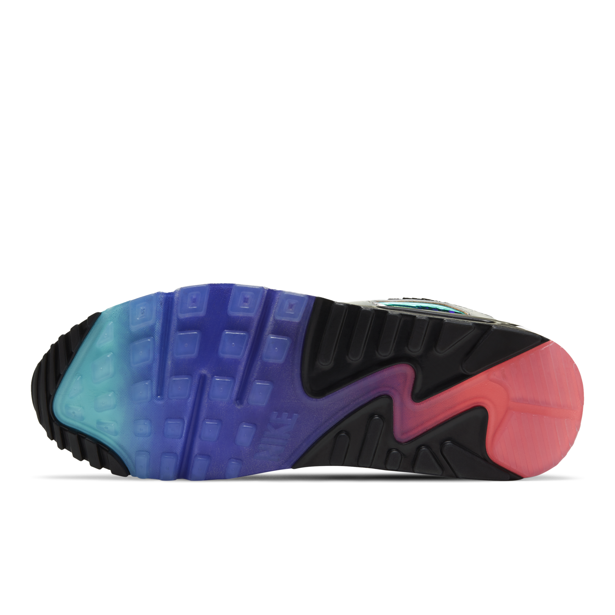 nike air max 90 womens shoes all black leather special