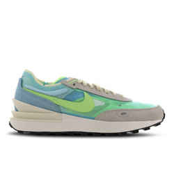 Women Shoes - Nike Waffle One - White-White-Lime Glow