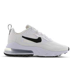 Women Shoes - Nike Air Max 270 React - White-Black-Metallic Silver
