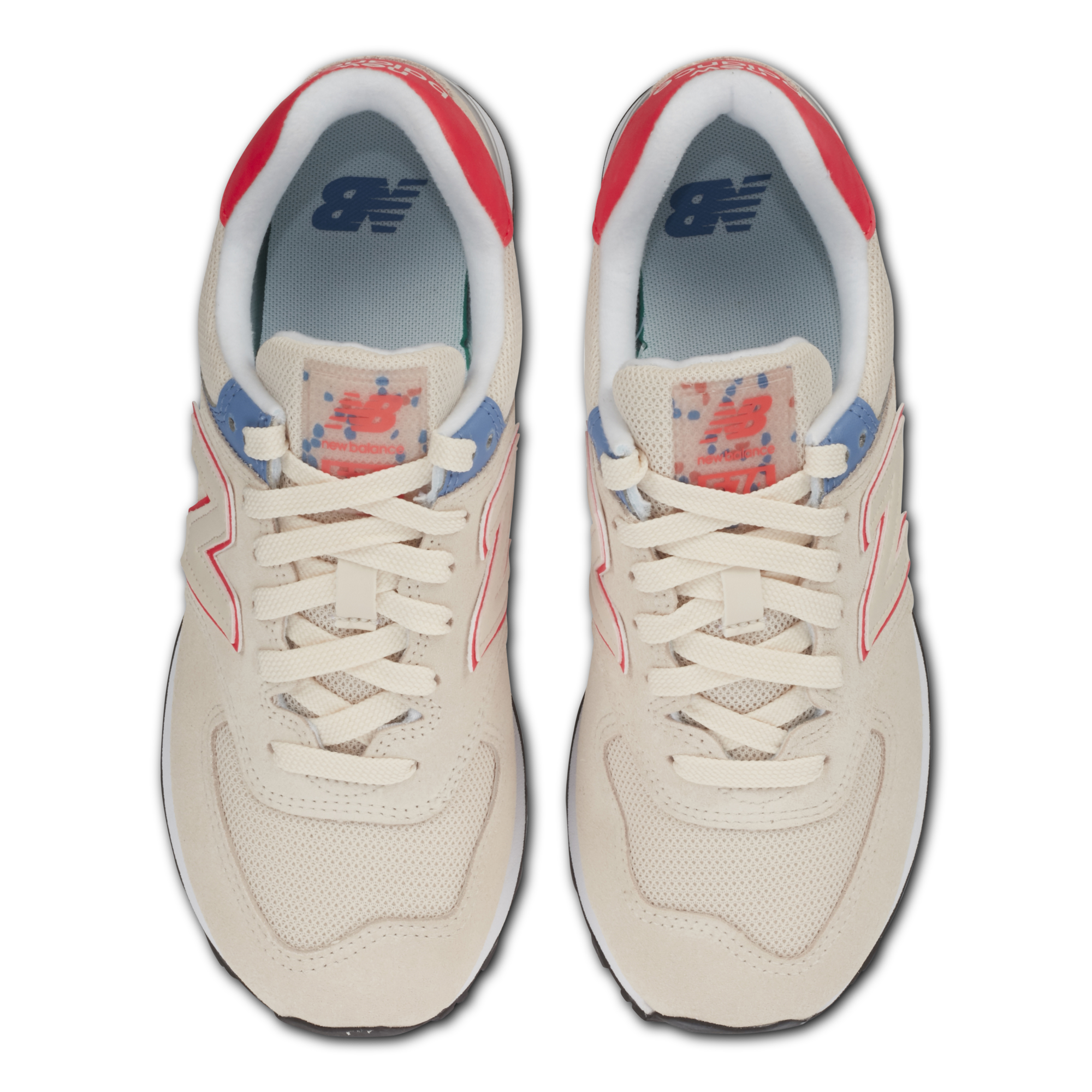 new balance 574 women off white