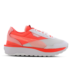 Women Shoes - Puma Cruise Rider - White-Fiery Coral-Elektro Peach