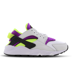 Women Shoes - Nike Huarache - White-Neon Yellow-Magenta