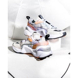 Women Shoes - Puma Rise Asymetric - White-Pink Sand-Glacier Grey