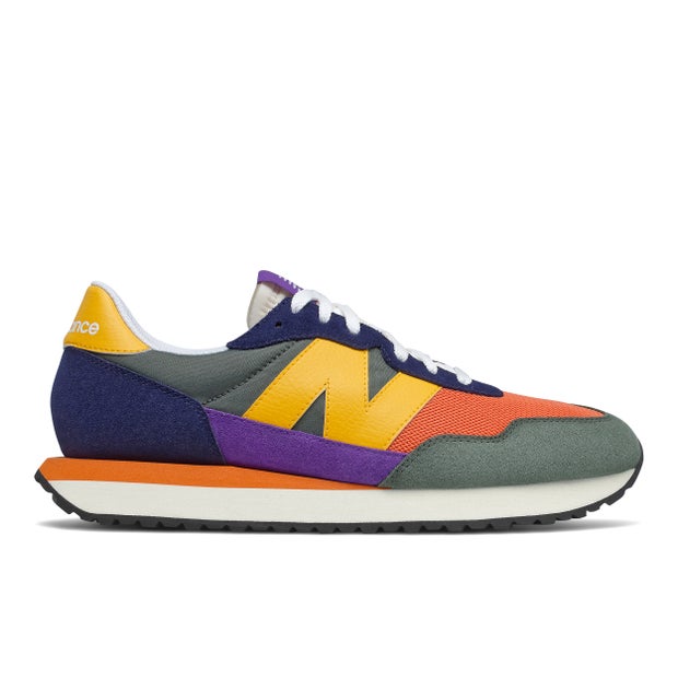 New Balance Men's 237 - Navy/Orange, Navy/Orange - MS237PW1