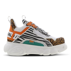 Women Shoes - Buffalo Chai - Brown-White-Orange