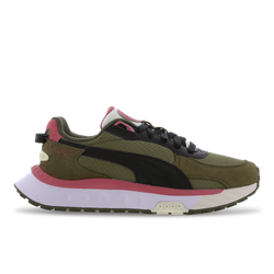 Women Shoes - Puma Wild Rider - Green-Black