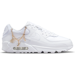 Women Shoes - Nike Air Max 90 Essential - White-White-Metallic Gold