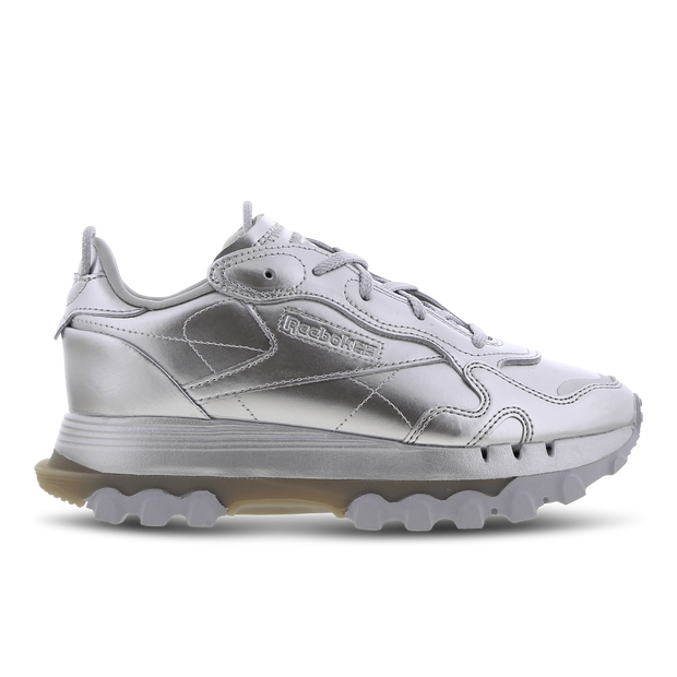 Reebok x Cardi B Classic Leather Silver Metallic/ Silver Metallic/ Pewter - GW2632