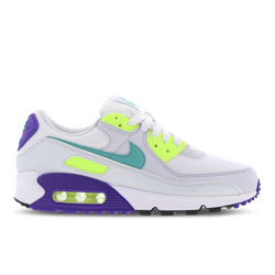 Women Shoes - Nike Air Max 90 Essential - White-Washed Teal-Pure Yellow
