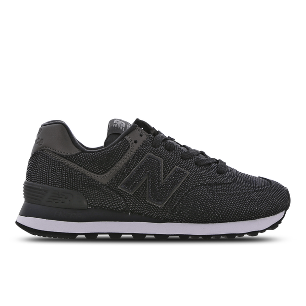 New Balance Mujer 574 in Negro, Suede/Mesh, Talla 36 - WL574KB2