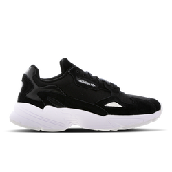 Women Shoes - adidas Falcon - Black-Black-White