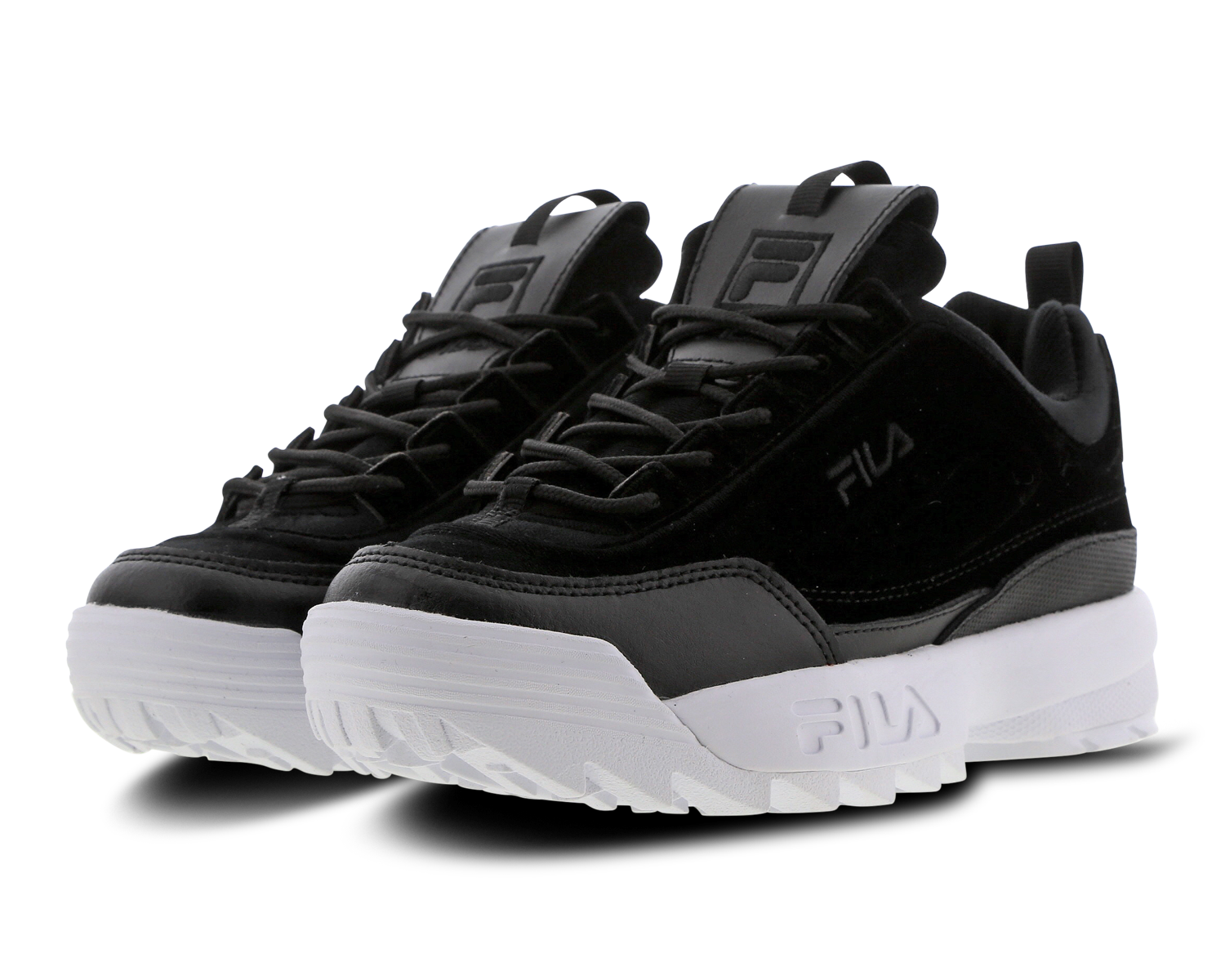 fila disruptor black velvet