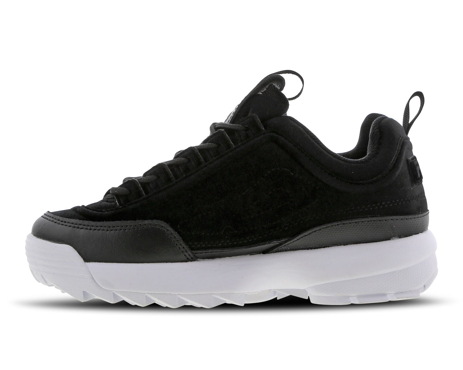 fila disruptor velvet black