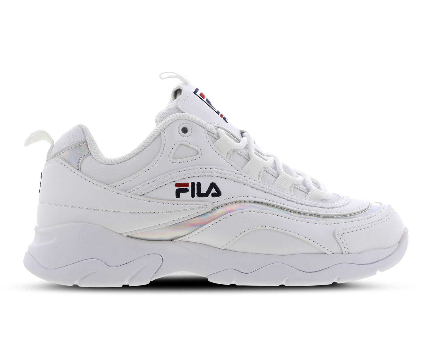 fila ray trainers white heavenly pink purple