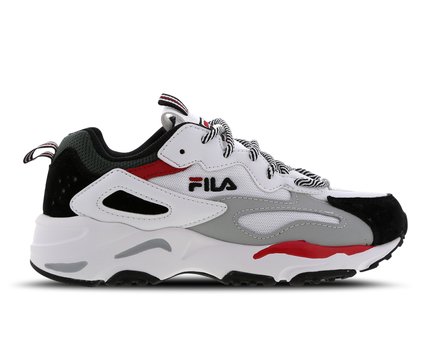 Fila Ray Tracer Dames Schoenen Grey Leer, Textil Maat 36.5 - Schoenen.nl