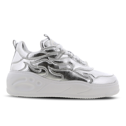 Femme Chaussures - Buffalo Flat Xtr - Silver-Silver-White
