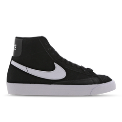 Women Shoes - Nike Blazer Mid Suede - Black-White-White