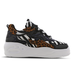 Women Shoes - Buffalo Flat Xtr - Leopard-Black-White
