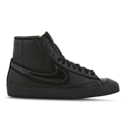 Women Shoes - Nike Blazer Mid - Black-Black-Dk Grey