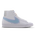 Nike Blazer Mid - Women Shoes White-Light Blue-Mtlc Silver