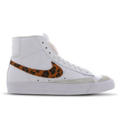 Women Shoes - Nike Blazer Mid - White-Cheetah-White