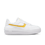 Nike Air Force 1 Platform - Women Shoes White-Yellow Ochre-Summit White