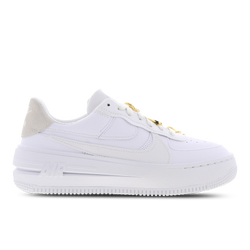 Femme Chaussures - Nike Air Force 1 Platform - White-Summit White-Mtlc Gold