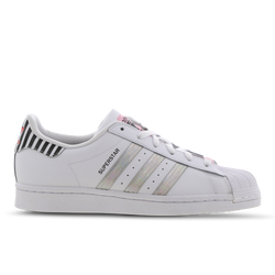Women Shoes - adidas Superstar - White-True Pink-Silver