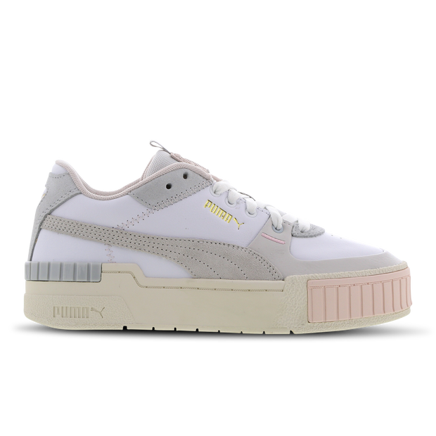 Puma Cali Femme - Baskets, Blanc - Pointure 38.5 - Cuir - 37120202