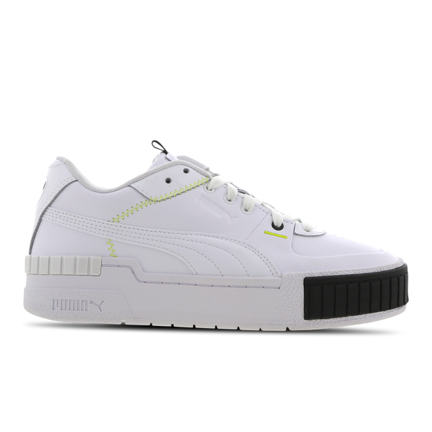 Puma Cali Femme - Baskets, Blanc - Pointure 37.5 - Cuir - 37438701