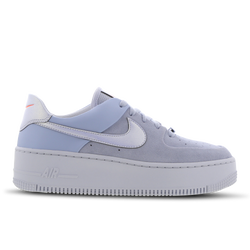 Women Shoes - Nike Air Force 1 Sage - Hydrogen Blue-Hyper Crimson