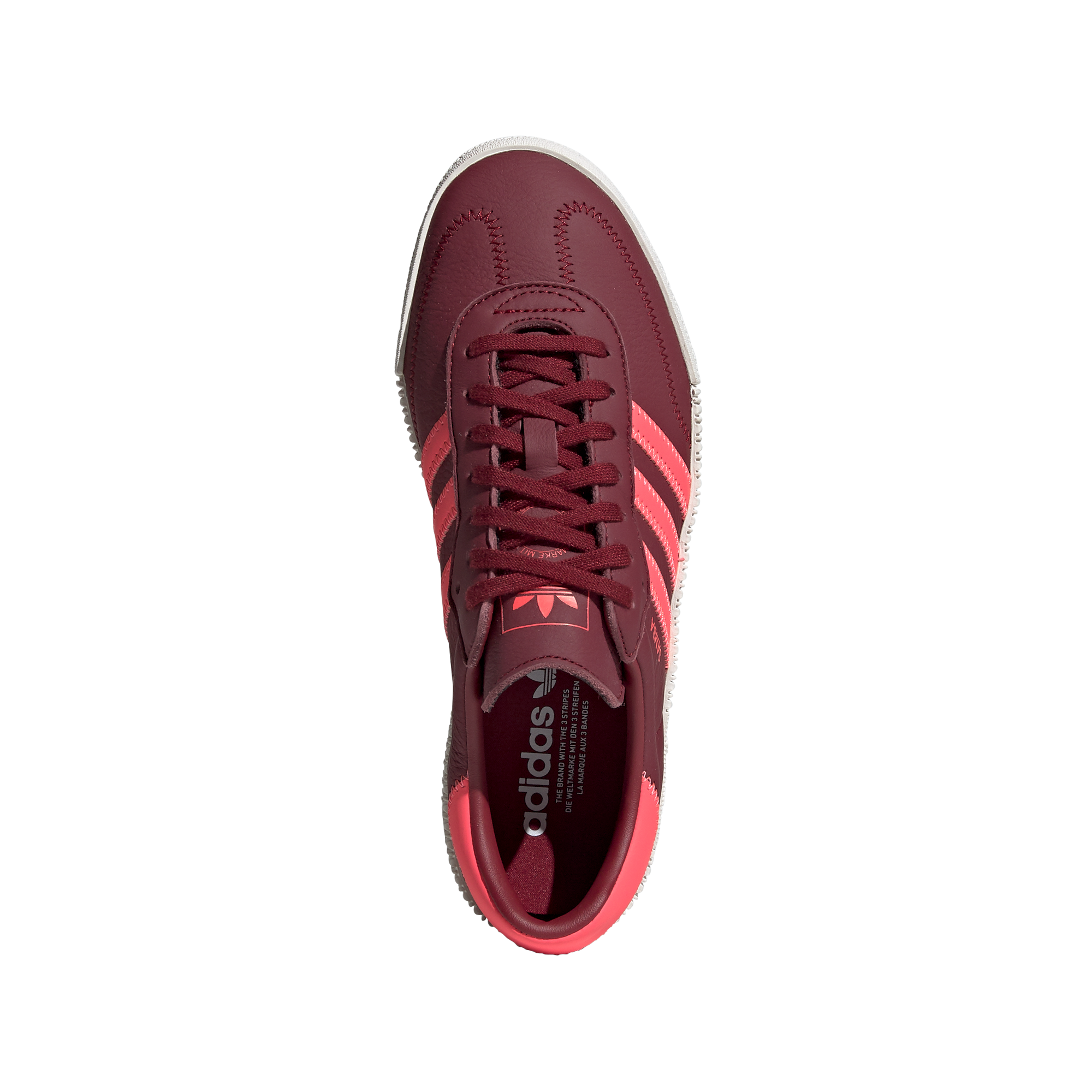 adidas samba rose burgundy