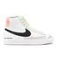 Nike Blazer Mid - Women Shoes White-Black-Green Strike
