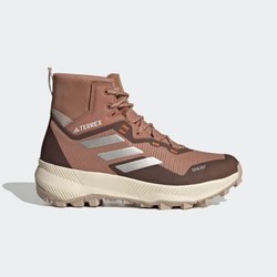 Dames Schoenen - adidas Terrex Wmn Mid Rain.Rdy - Clay Strata-Taupe Met-Impact Orange