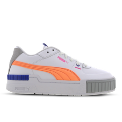 Donna Scarpe - Puma Cali Sport - White-Fizzy Orange-Grey