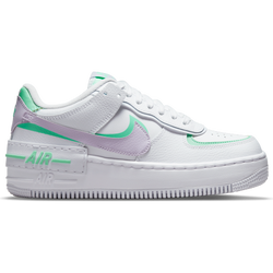Women Shoes - Nike Air Force 1 Shadow - White-Infinite Lilac-Football Grey