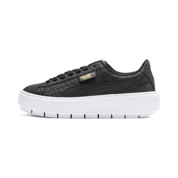 Women Shoes - Puma Platform Trace Reinvent - Puma Black-Puma Black