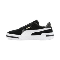 Women Shoes - Puma Cali Taped - Puma Black-Metallic Gold