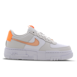 Women Shoes - Nike Air Force 1 Pixel - White-Crimson Tint-Atomic Orange