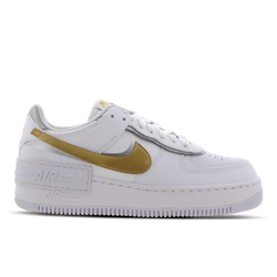 Women Shoes - Nike Air Force 1 Shadow - White-Gold-Silver