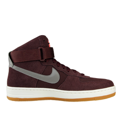 Donna Scarpe - Nike Air Force 1 Airness Mid - Deep Burgundy-Metallic Pewter