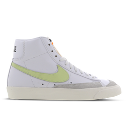 Women Shoes - Nike Blazer Mid - White-Barely Volt-Hyper Crimson